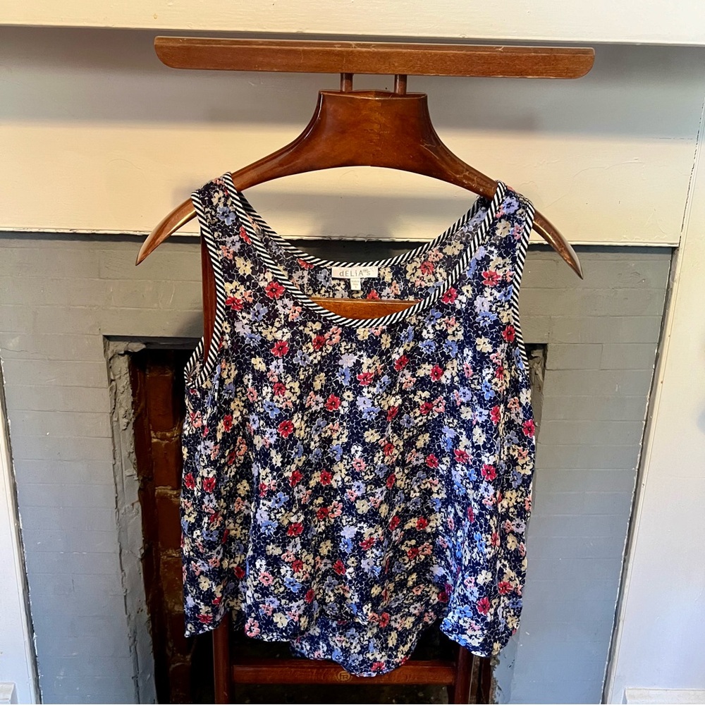 dELiA*s Floral Tank Top